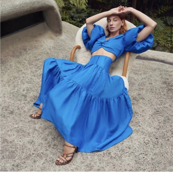 Aje reverb midi skirt - Picture 5 of 14